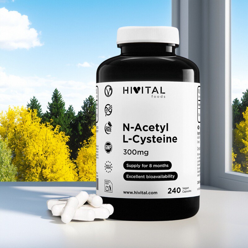 德国原装NAC 自然发酵N-乙酰半胱氨酸膳食补充胶囊