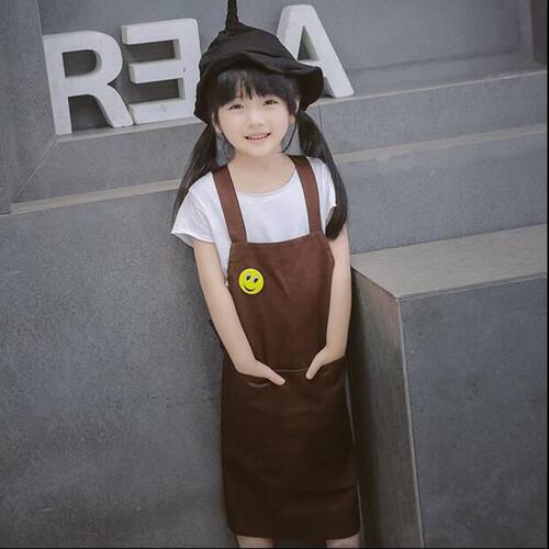 儿童围裙定制logo定做小孩幼儿园