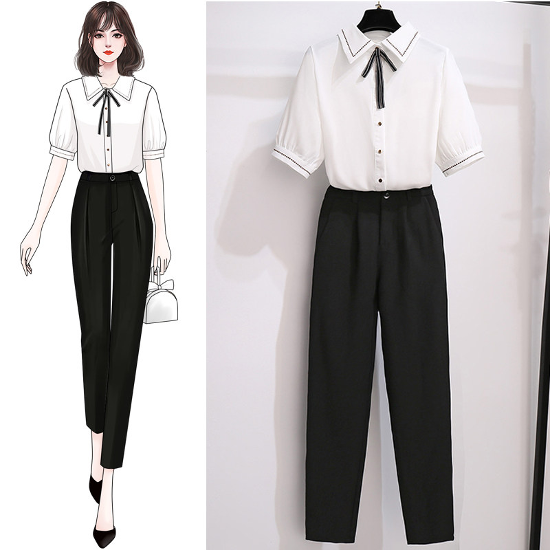 正式场合夏季女装上班族穿搭面试服装工作服轻熟风女神范职业套装