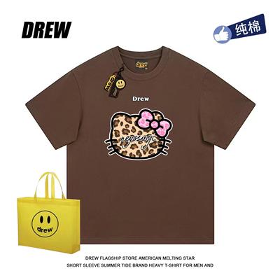 DREW短袖美式男女重磅纯棉休闲