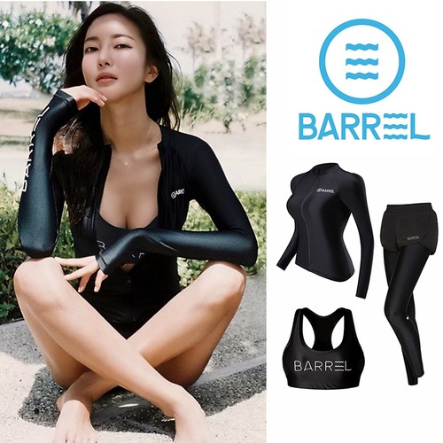 防晒速干冲浪潜水服水母衣女显瘦