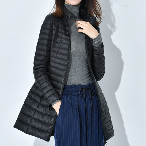 优品保暖冬季白鸭绒羽绒服