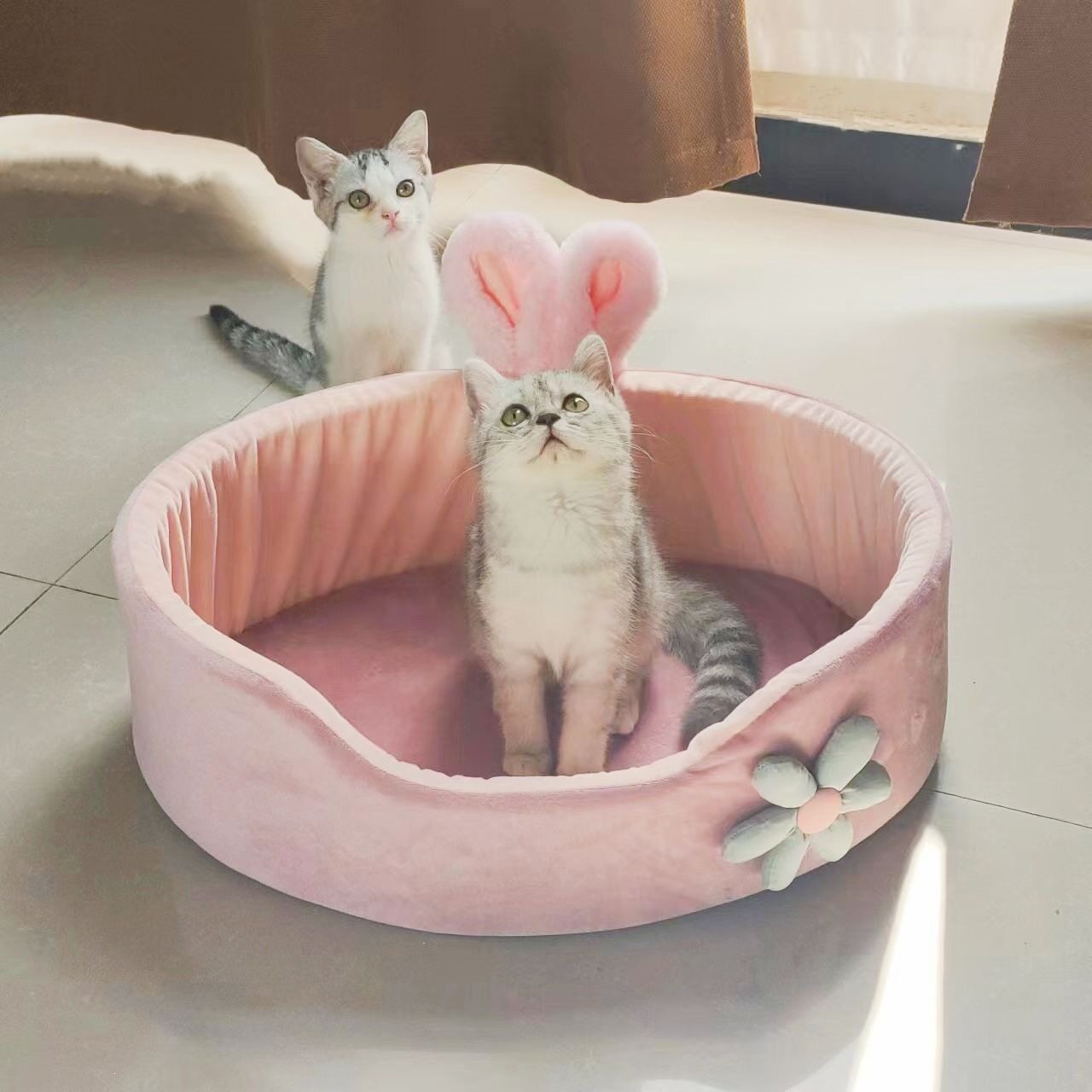 猫窝四季通用狗窝博美泰迪雪纳瑞小型犬冬季保暖猫窝ins风高颜值