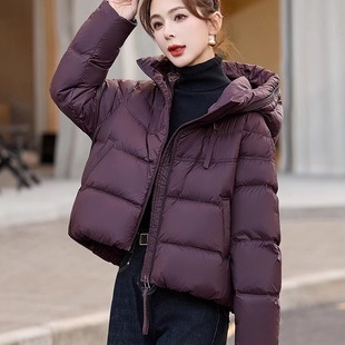 欧货泡芙羽绒棉服女款2025新款冬季短款小个子高级感棉服保暖外套