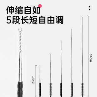 逗猫棒长杆可伸缩1.8米替换头羽毛钓鱼式逗猫互动解闷猫玩具
