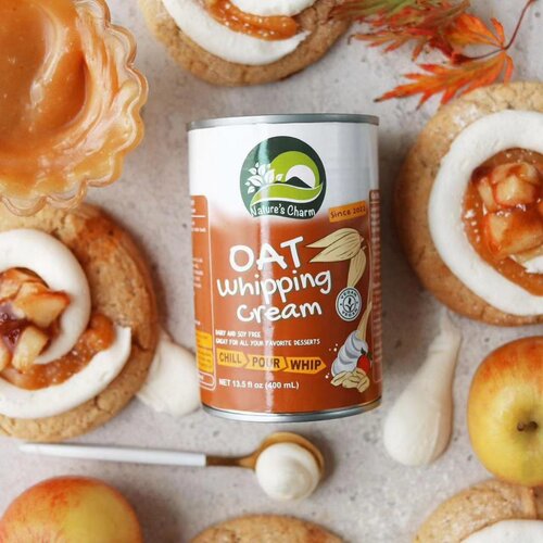 Nature's Charm燕麦搅打谷物奶油OAT无麸质纯素奶油gluten free