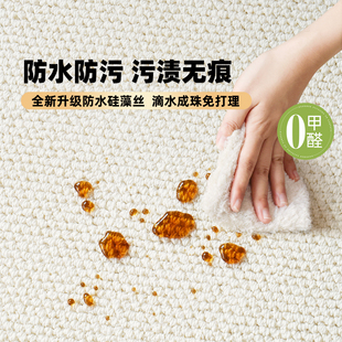 防水免洗新西兰进口大宅高端纯色轻奢高级感 羊毛地毯客厅2025新款