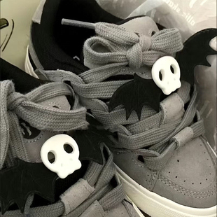 适配空军一号diy配件原创骨头翅膀配饰af1鞋面鞋带装饰扣个性鞋花