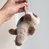 正版 趴姿暹罗猫毛绒挂件公仔玩偶情侣包包挂饰品可爱女生书包配饰