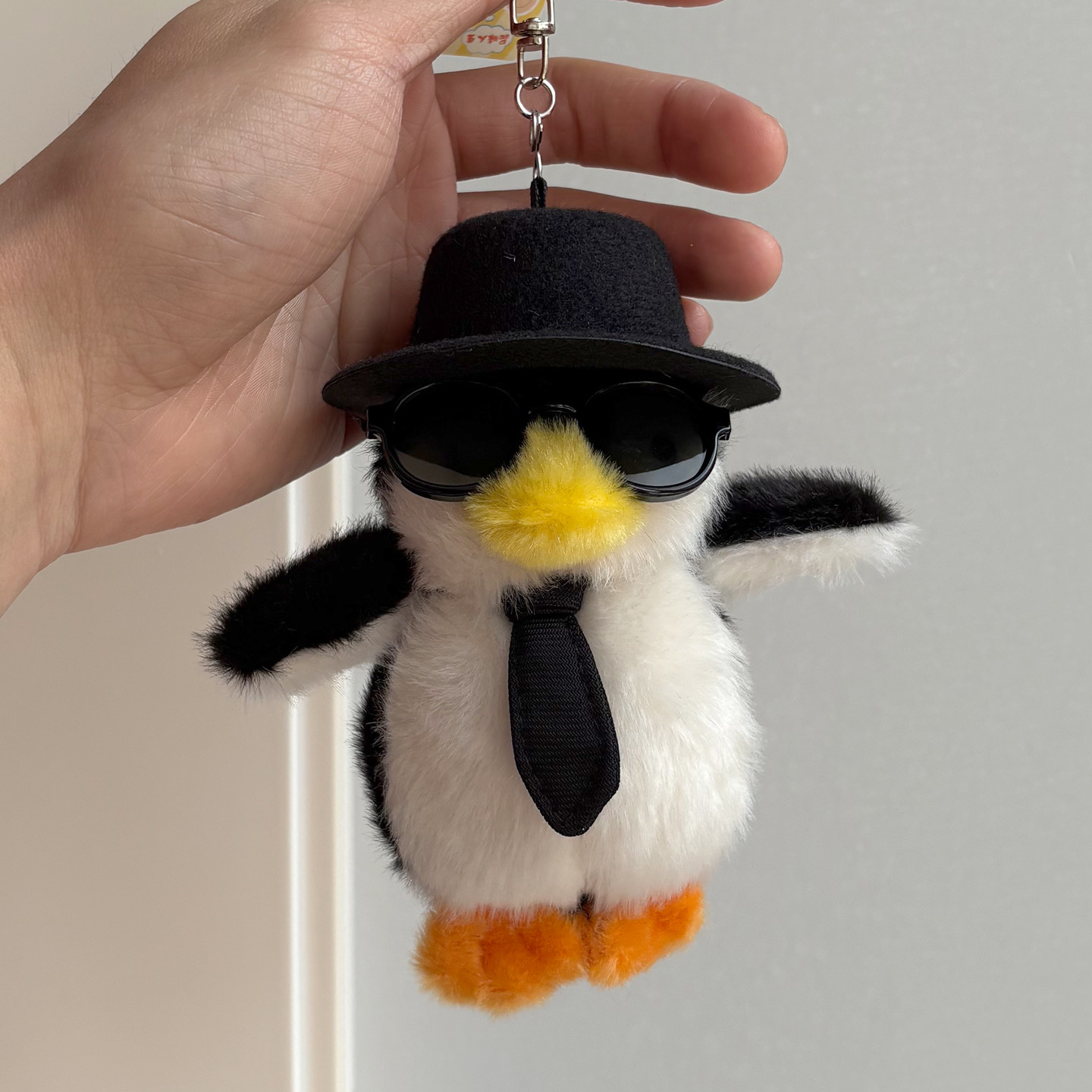 高雅人士搞怪企鹅毛绒挂件公仔玩偶情侣包包挂饰可爱女生书包配饰