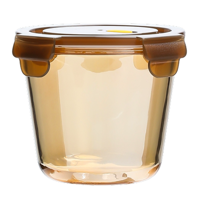 上班族汤碗玻璃圆形密封便携汤杯