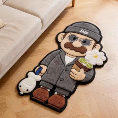 ZCWO愚者乐园超级杀手马里奥地垫地毯这个杀手不太冷潮玩周边