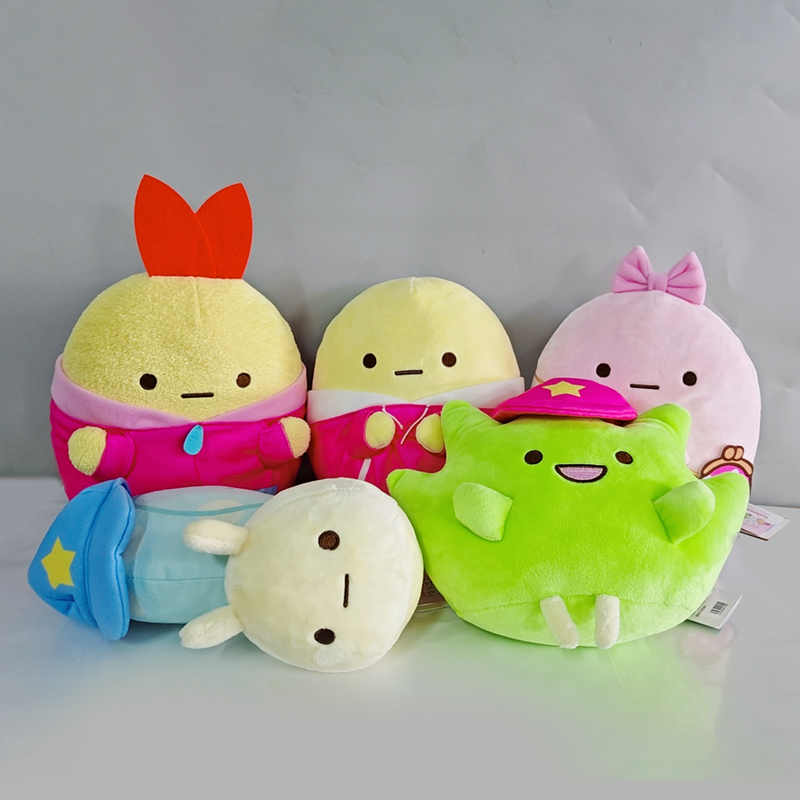 现货SAN-X角落生物便利店系列玩偶炸虾杂草圆子蜗牛公仔5月景品