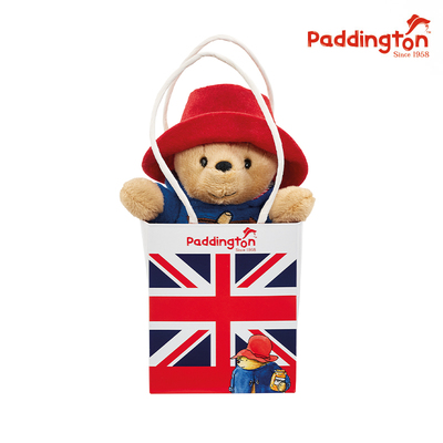 正品PADDINGTON英国帕丁顿熊礼物袋小熊毛绒玩偶公仔可爱礼物儿童