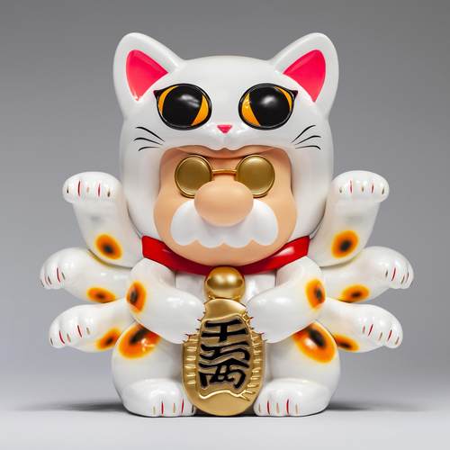 ZCWO愚者杀手马里潮玩手办摆件八方来财招财猫这个杀手不太冷