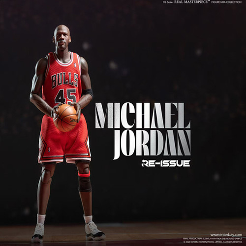 ENTERBAY 1/6   迈克尔.乔丹45号12号球衣限量版NBA模型手办摆件