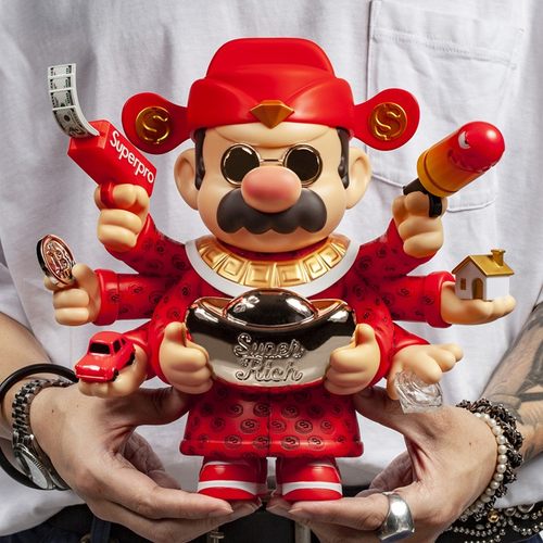 ZCWO愚者乐园杀手马里奥潮玩手办摆件八方来财财神这个杀手不太冷