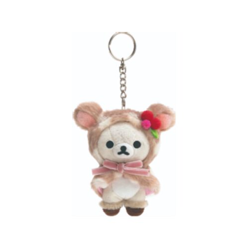 预定SANX轻松熊熊妹小鹿系列挂件熊哥小黄鸡毛绒周边可爱正品