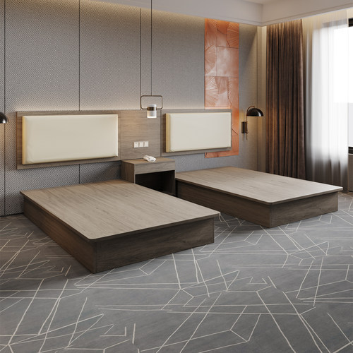 酒店家具专用床标间全套源头厂家