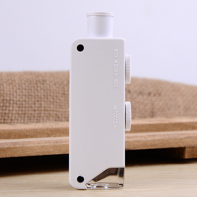 祈鑫带光源袖珍放大镜160倍到200倍显微镜网点印刷古玩MG10081-1A