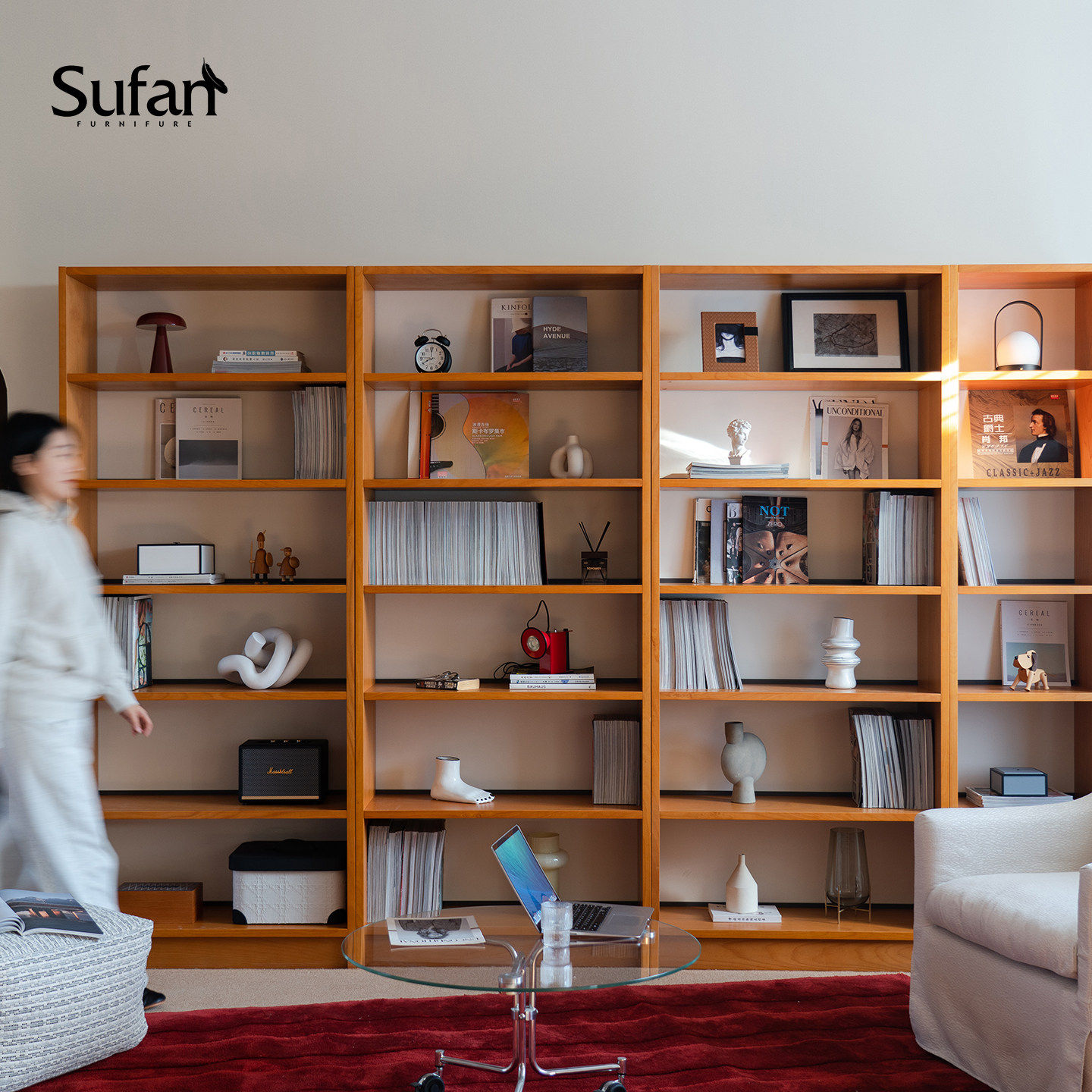 舒梵新品高山书架/实木组合/客厅满墙整面书柜,住宅家具,组合书柜,淘宝优惠券,粉丝福利购,淘宝优惠卷