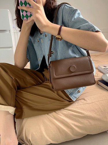 Универсальная кожаная сумка на одно плечо, из натуральной кожи, коллекция 2023