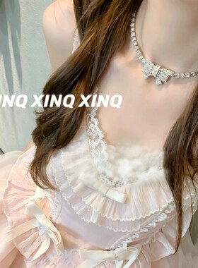 miu小香精致水钻重工礼服闪耀美