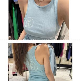 一眼爱上 显瘦吊带背心 26FW 梵文印花修身 新品 BVKV