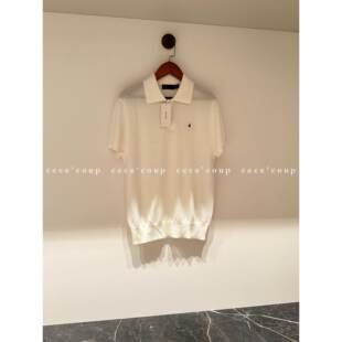 女 BVKV 翻领两扣短袖 刺绣针织衫 26FW 敲好穿 新品