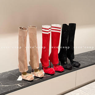 真丝烫钻芭蕾袜套玛丽珍鞋 BVKV芭蕾ins风 26FW 新品