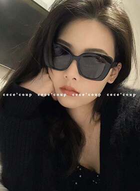 BVKV 墙烈！03/27  新品 26ss 黑色大框墨镜 太阳眼镜