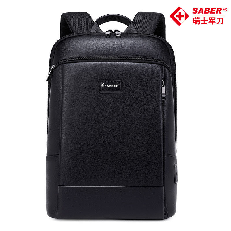 2025新款瑞士军刀SA2562男士双肩包高档超纤背包跨境双肩电脑包us