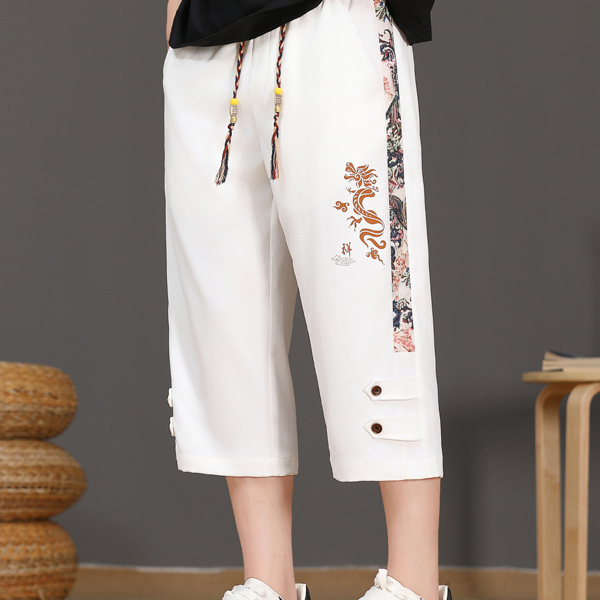 青少年七分裤男夏季2025新款初中高中学生帅气大童休闲运动短裤潮