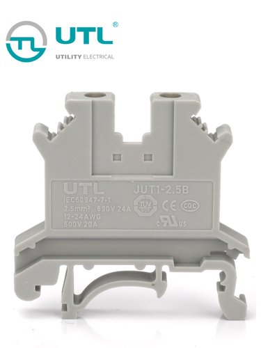 Utl Jut1-Uk2.5B轨式工业纯铜端子座组合线连接器