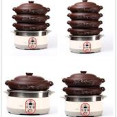 帝锅电汽锅鸡汽锅商用蒸气锅鸡家用非云南紫陶瓷紫砂蒸汽锅全自动