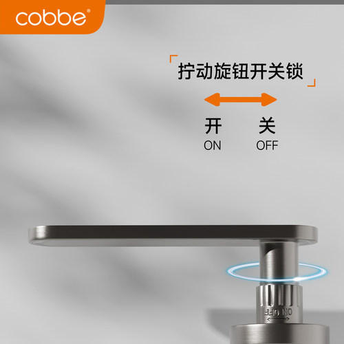 卡贝极简风卧室木门锁室内木门机械锁灰色黑色现代风格锌合金门锁