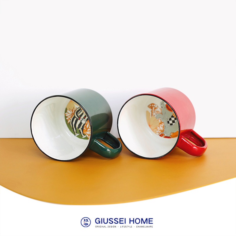 玖申【ISOLA BELLA寻找梦幻岛】搪瓷酷口杯