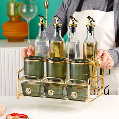 Spice Box Storage Combination Set, High-End Seasoning Jar