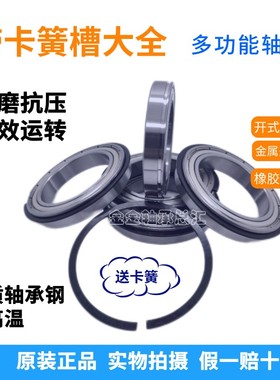 瓦房店带卡簧槽轴承6305 6306 6307 6308 6309 6310 6311N 2RSZNR