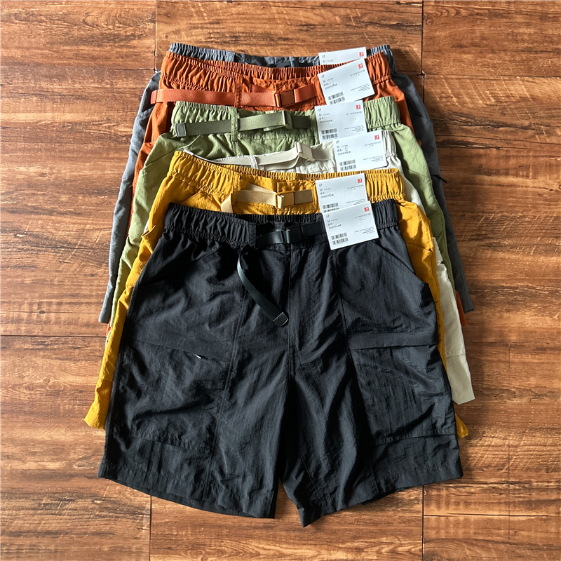 速干防泼水工装机能短裤男夏薄款