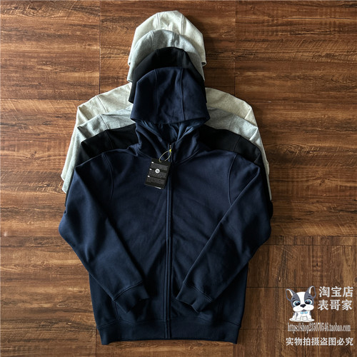 日系连帽拉链开衫卫衣秋季情侣款