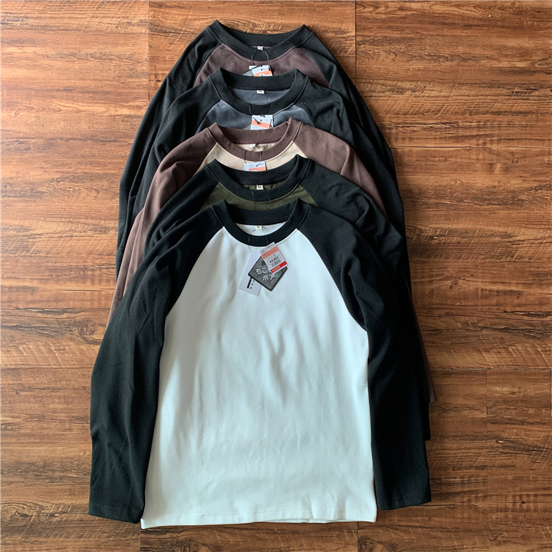 日单长袖德绒打底衫男秋冬情侣款