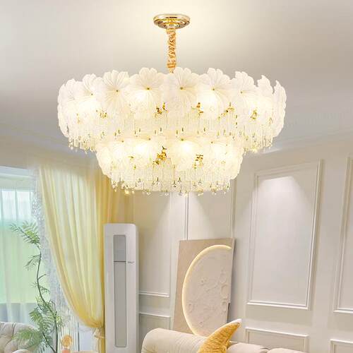 法式轻奢水晶吊灯2025新款