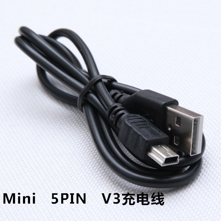 厂家直销MINI5Pin接口唱戏机看戏机数据线老人手机V3加长头充电线 3C数码配件 数据线 原图主图