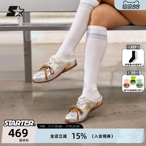 STARTER芭蕾半拖女鞋夏季一脚蹬