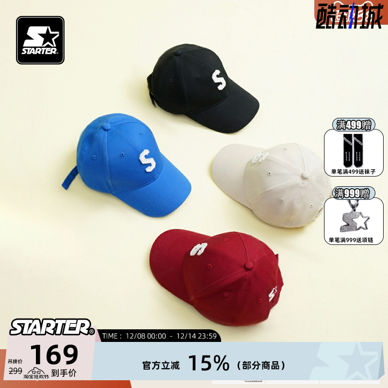 starter男女款休闲字母鸭舌帽