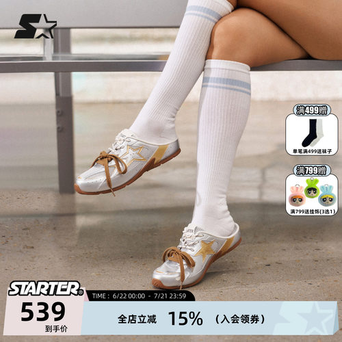 STARTER芭蕾半拖女鞋夏季一脚蹬