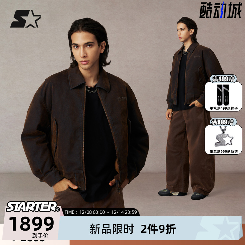 STARTER秋冬男女宽松羽绒外套