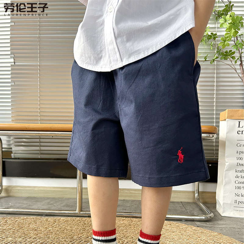 男童五分短裤12中大童夏装2025新款童装男孩中裤初中学生15岁宽松