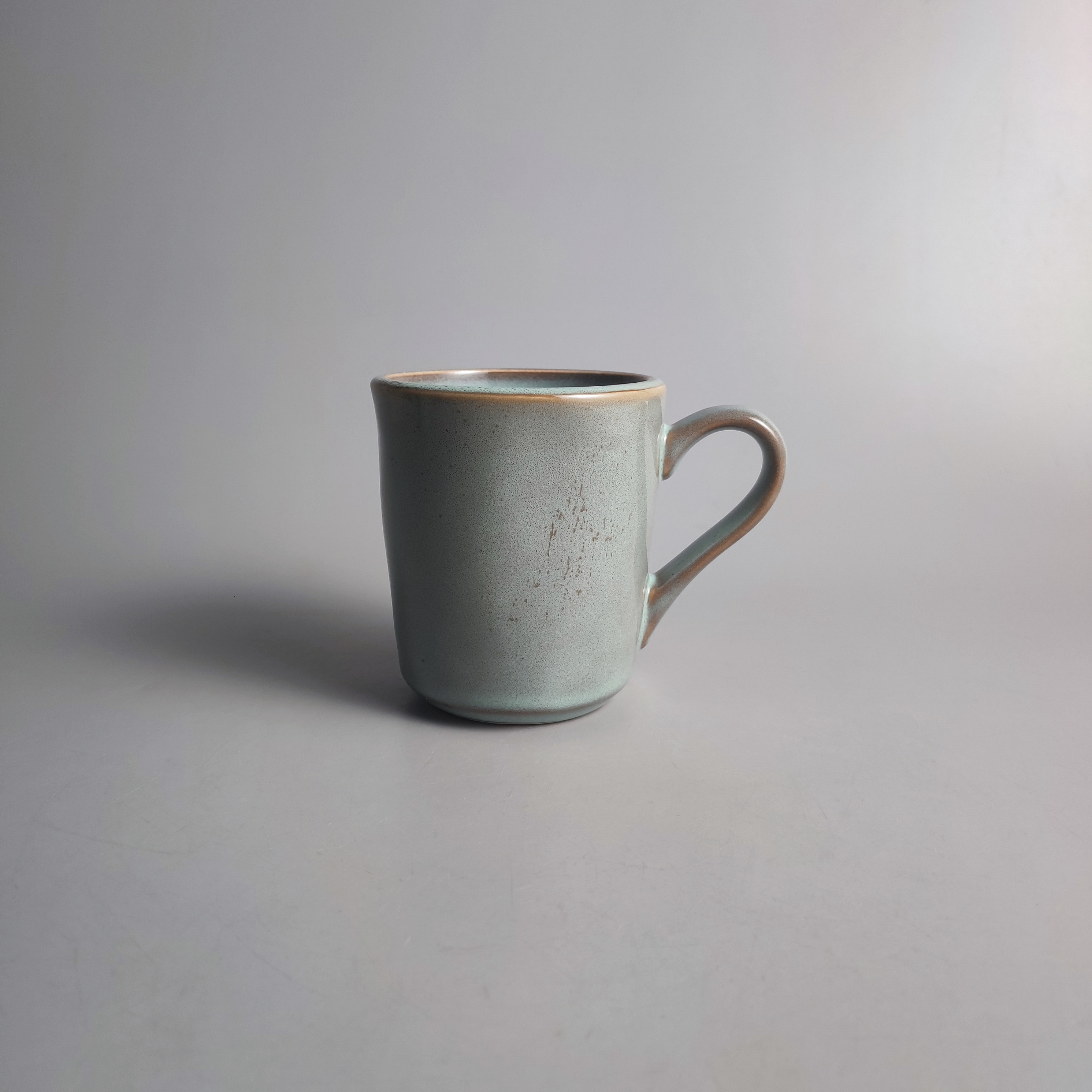 外贸出口尾单内销瑕疵陶瓷餐具北欧复古不规则质感喝水杯马克杯子